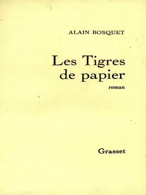 cover image of Les tigres de papier